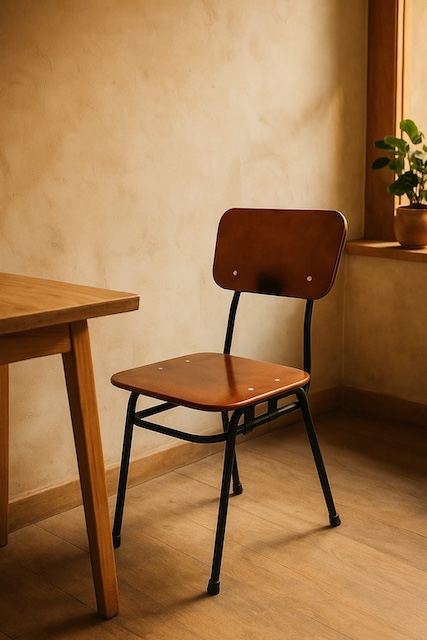 Strong and sturdy industrial iron cafe chairs for cafes and restaurants