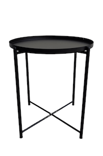 Tray meja besi industrial kuat dan stylish untuk ruang tamu, kamar tidur, atau café bergaya modern.